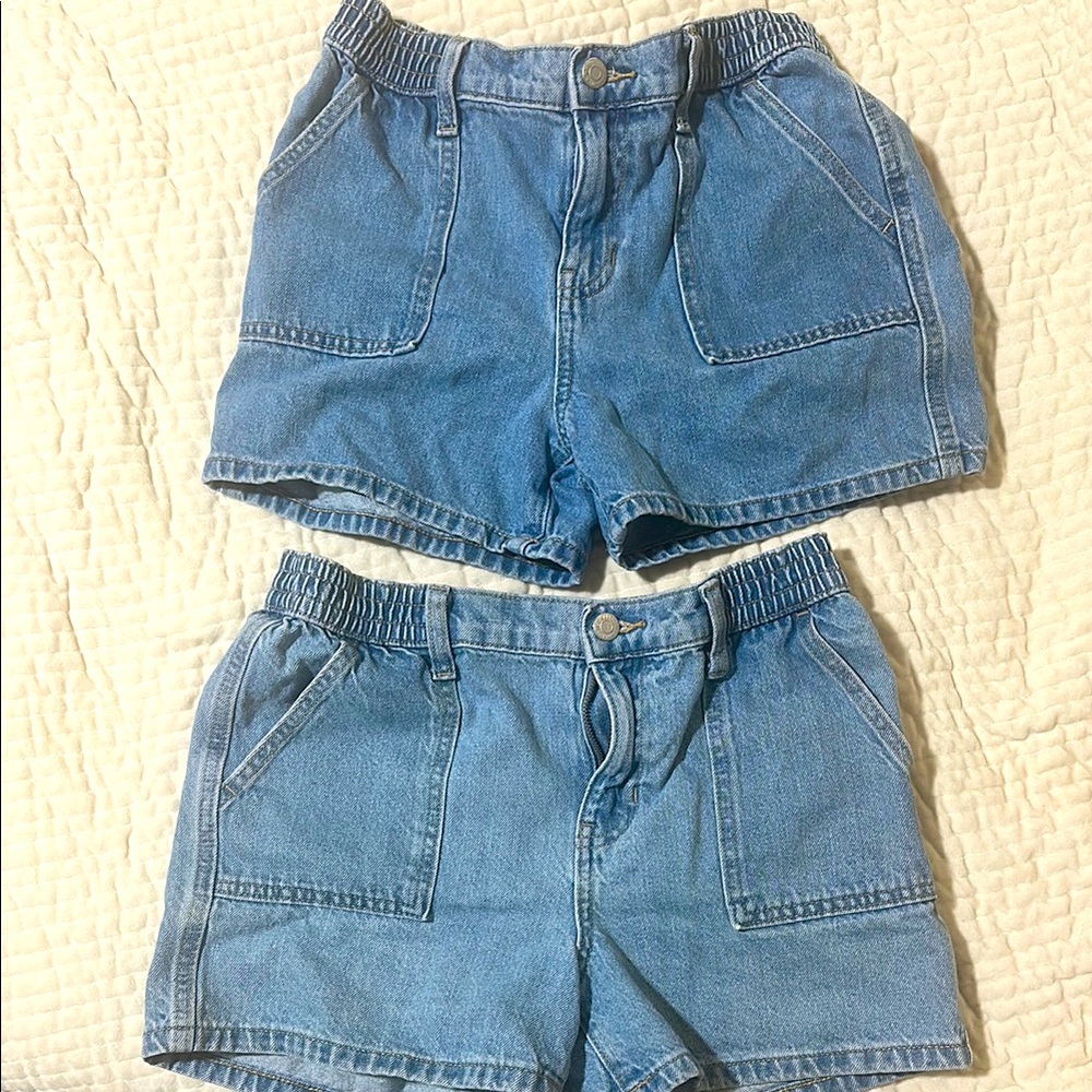 Girls Old Navy Medium Wash Jean Shorts